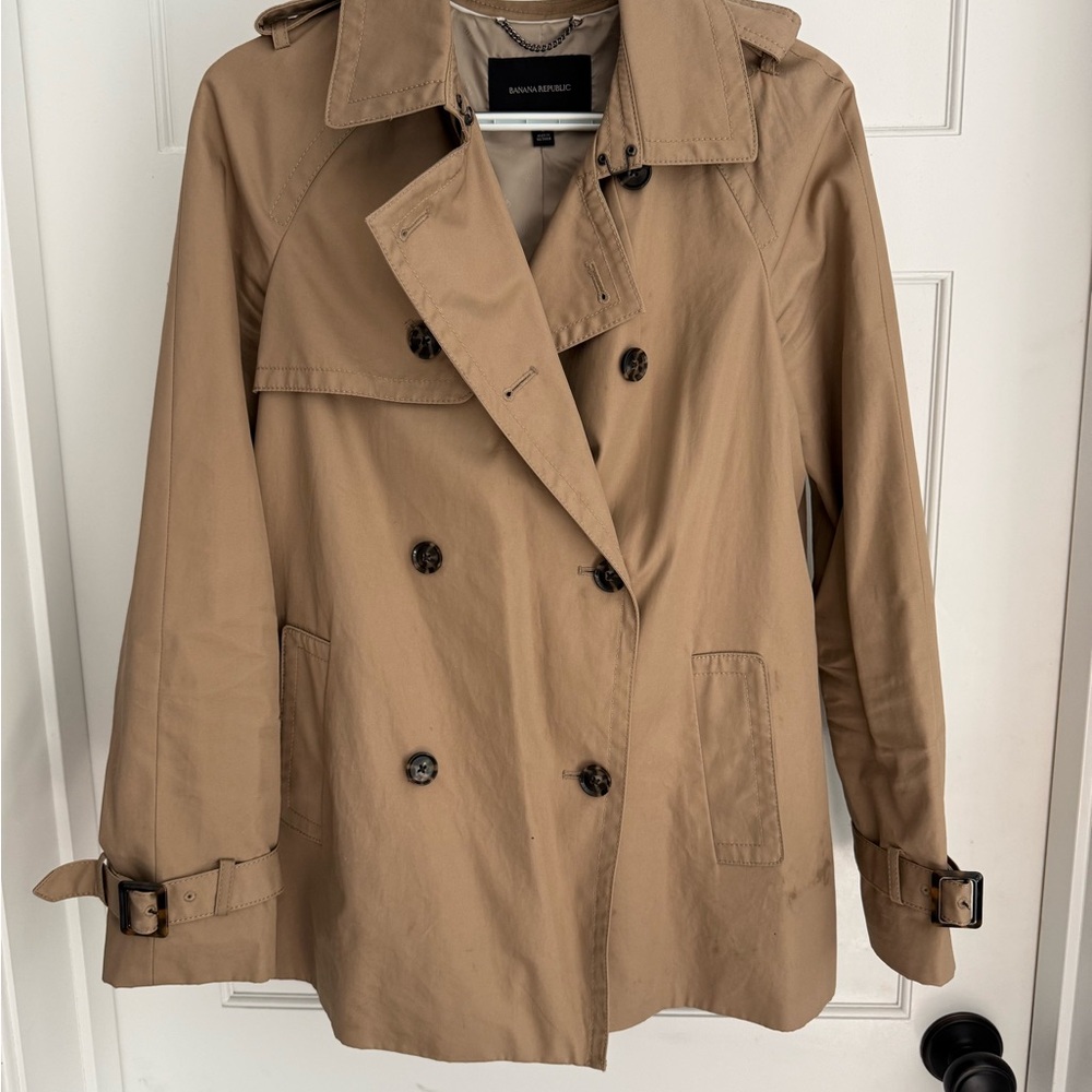 Banana Republic Tan Trench Coat